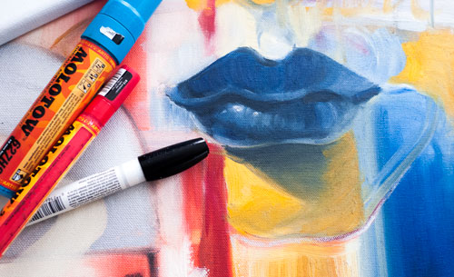 Fame Kitten Street Art Molotow Acrylic