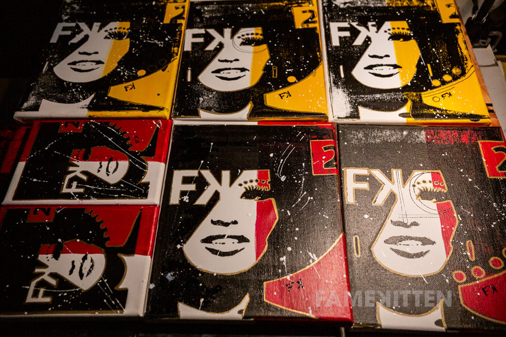Fame Kitten Acrylic on Canvas. Street Art NYC #Molotow #Pen-Touch #DecoColor